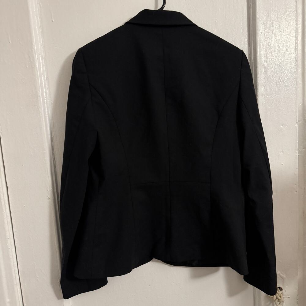 Karl Lagerfeld Black Blazer Elevated Basic Minima… - image 8